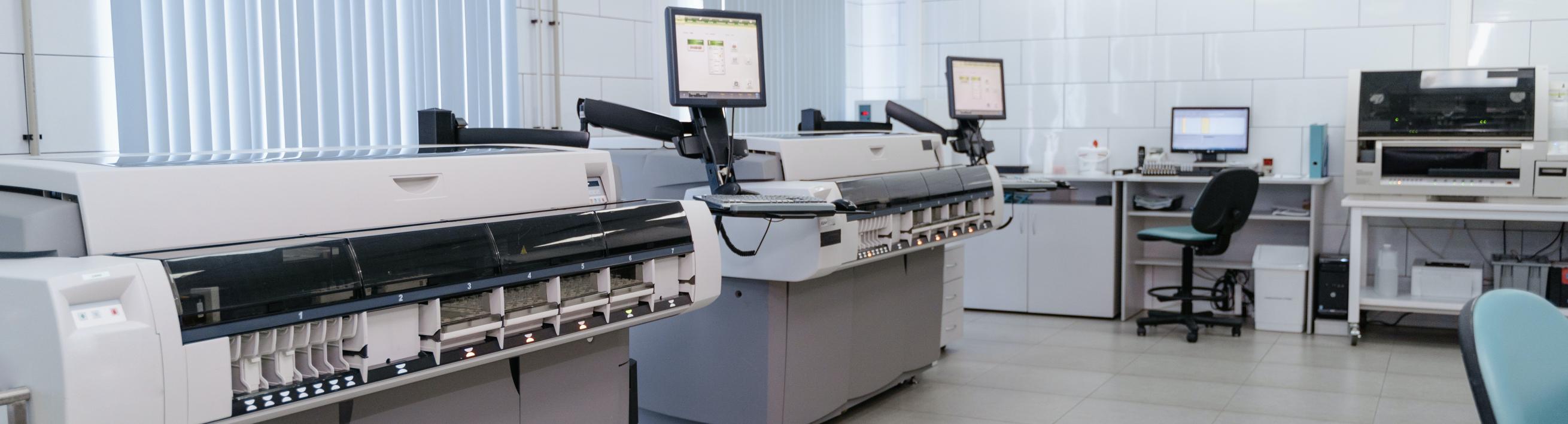 Two large printing machines