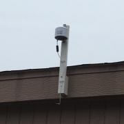 Air monitor outside Boggs School