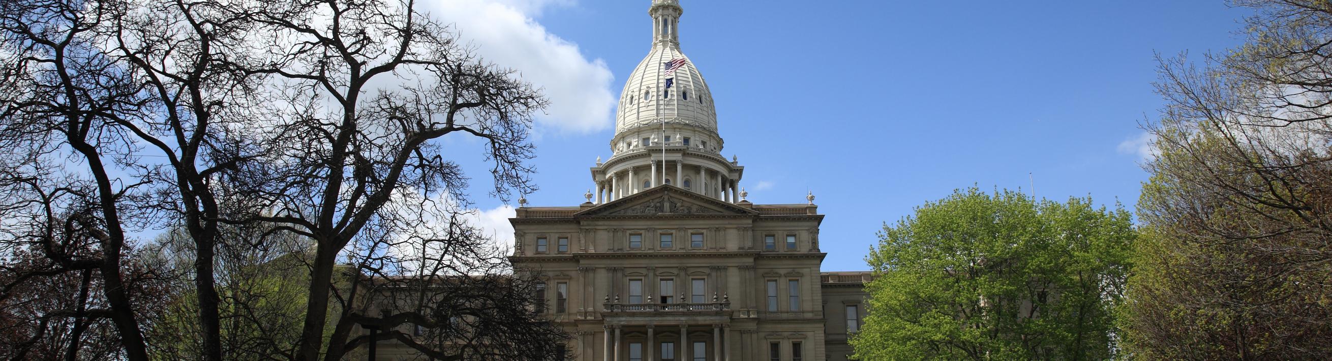 The Michigan State Capitol in Lansing