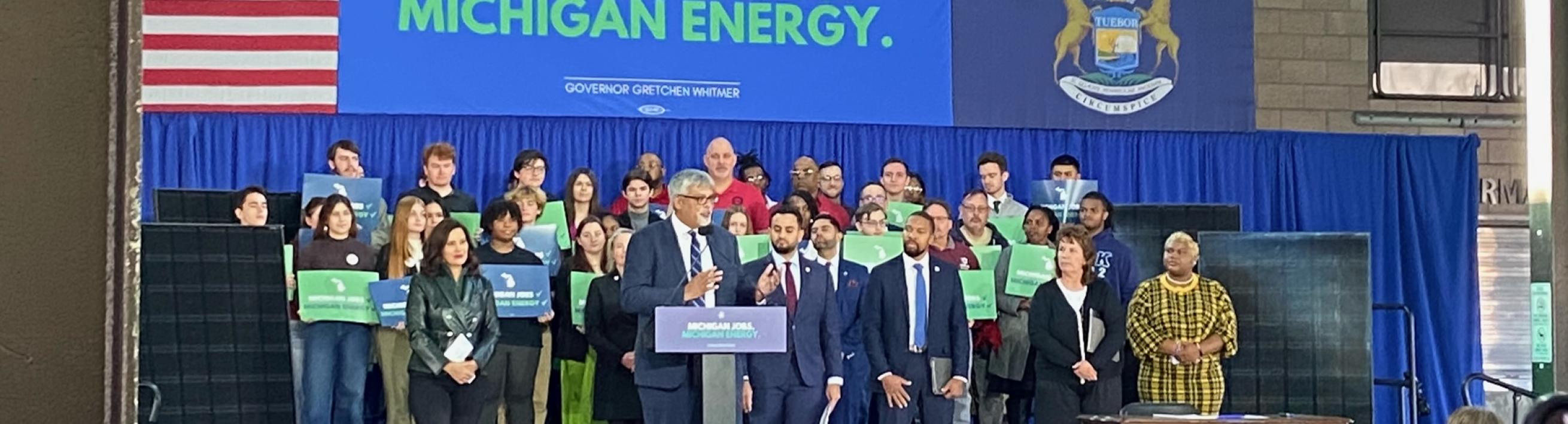 Michigan energy bill signing