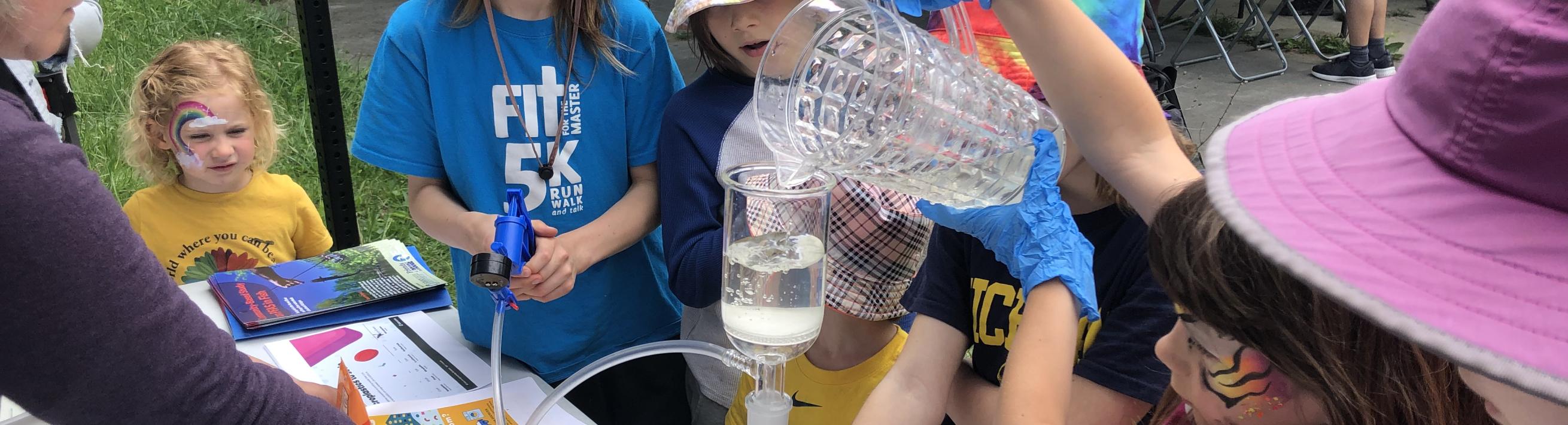microplastics workshop with children