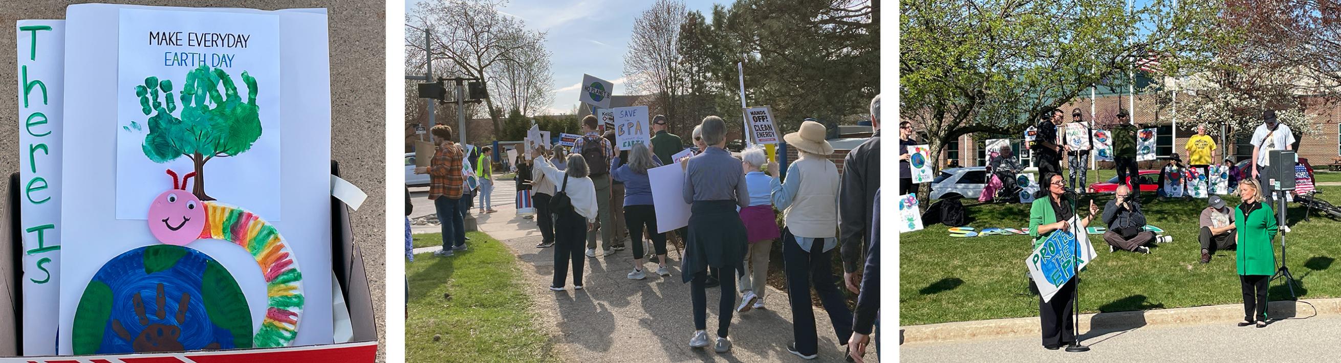 Earth Day Protest at the EPA office in Ann Arbor