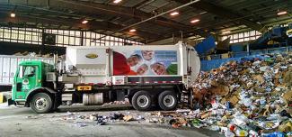 MRF Recycling Truck