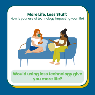 Would using less technology give you more life?