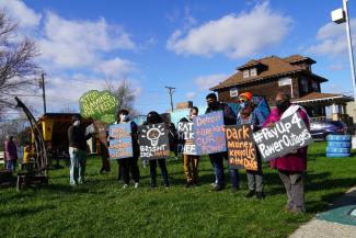 Soulardarity members fighting for Energy Democracy