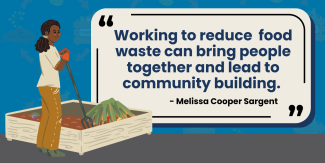 Melissa Cooper Sargent Food Waste Quote