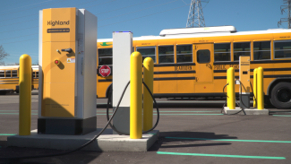 Dearborn Public Schools Electric Bus and Charging Stations