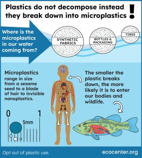 Plastic Pollution leads to microplastic pollution