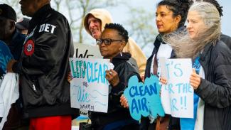 Protesting for Clean Air